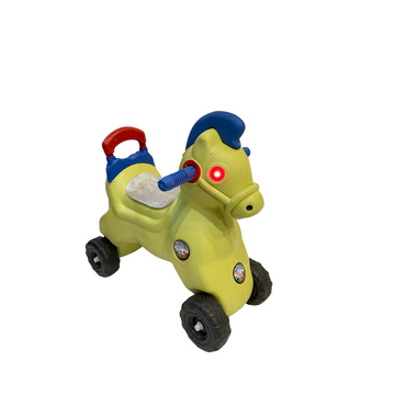 Kids Riding Buggy Horse