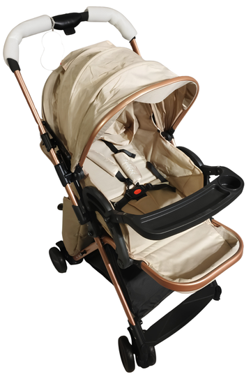 Premium Lightweight Foldable Baby Stroller with Reclining Seat, Large Canopy & Cup Holder Model:A-81